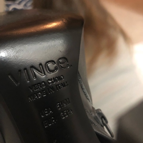 Vince Bringham Leather Open Toe Bootie - Picture 4 of 4